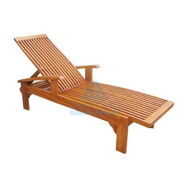 Elegance Teak Sun Lounger